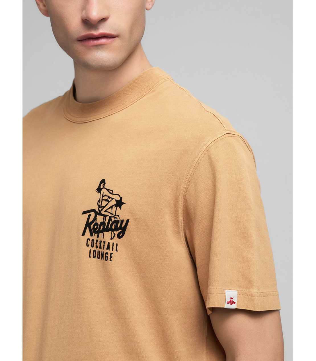 リラックスフィット コットンジャージー グラフティーTシャツ 詳細画像 ライトオレンジ 7